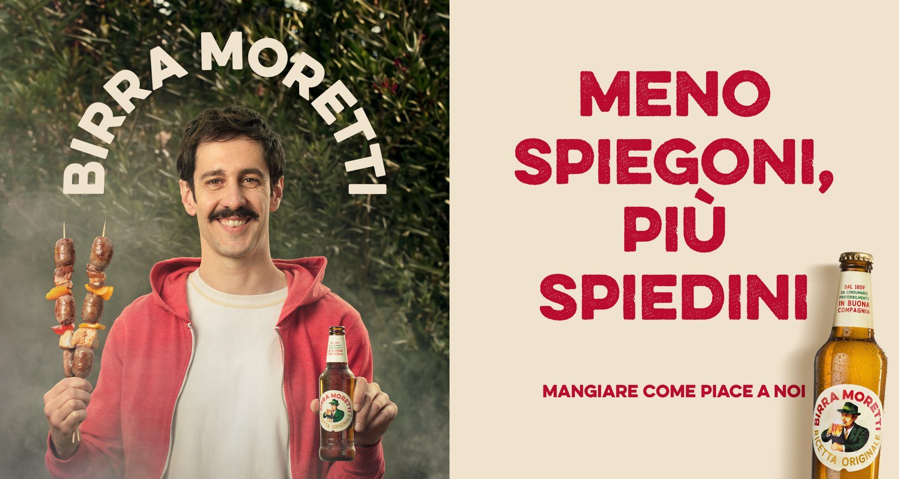 Key visual — Meno spiegoni, più spiedini