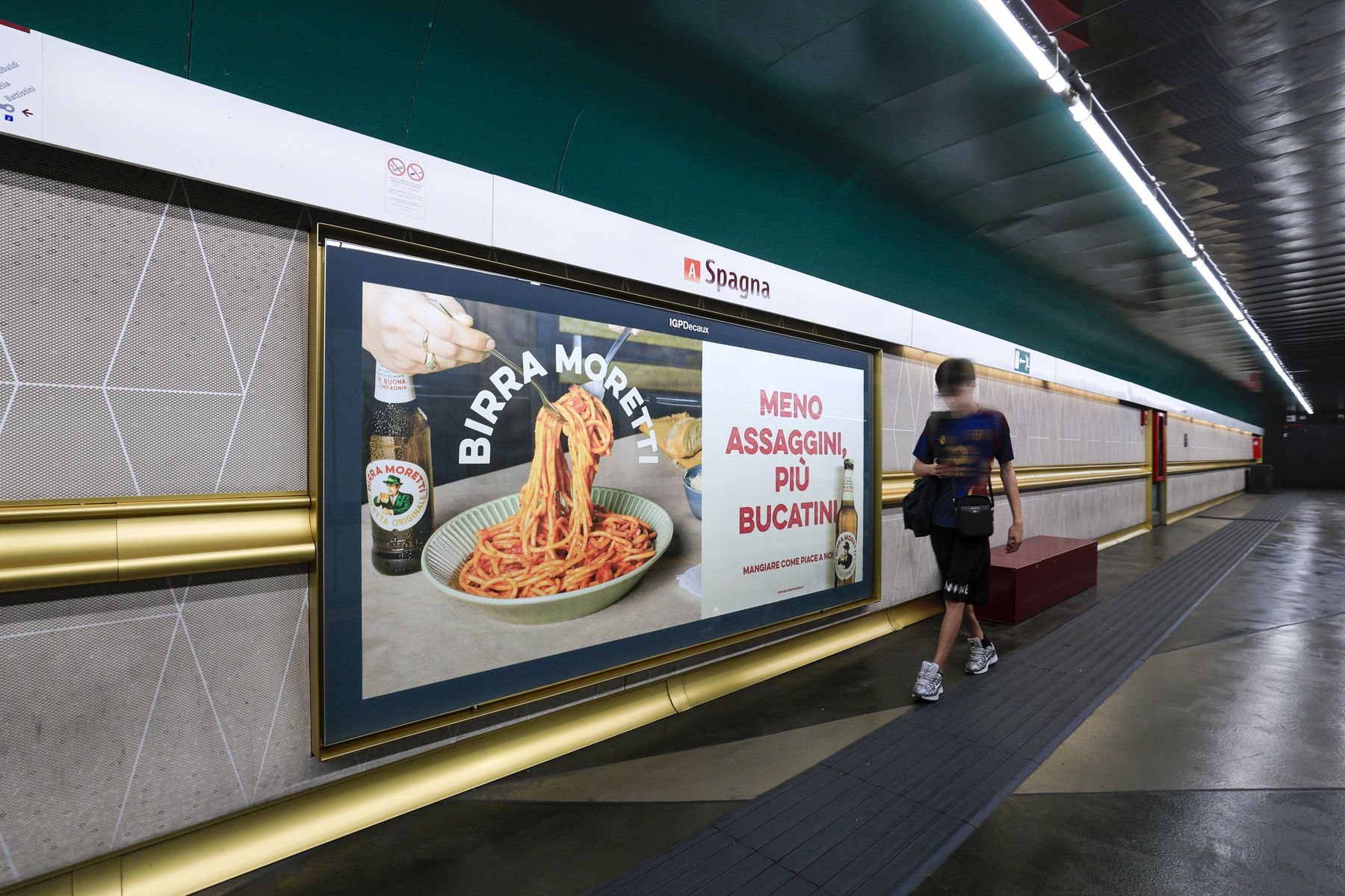 Roma — Metro Spagna, Meno assaggini più bucatini