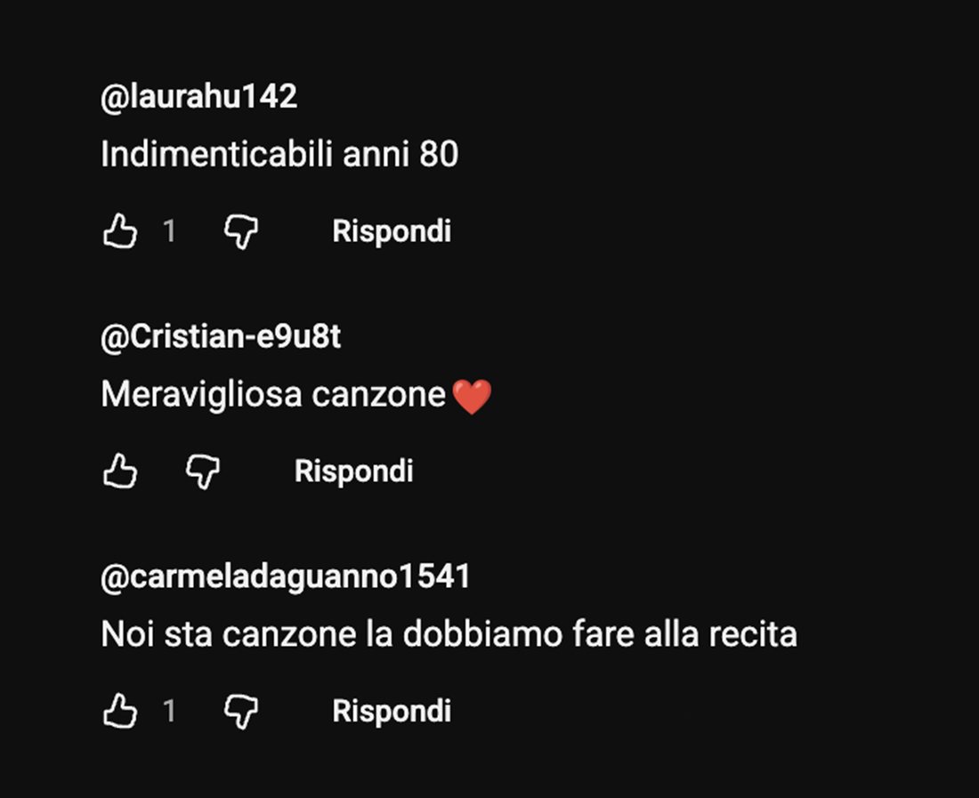 Audience comment