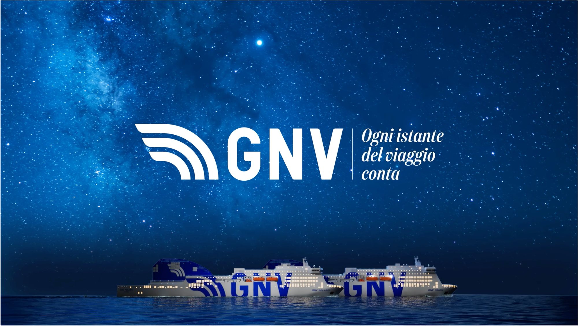 GNV — ogni istante del viaggio conta