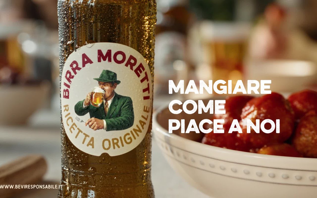 Birra Moretti — Mangiare come piace a noi